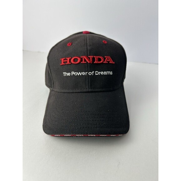 Vintage Honda Racing The Power of Dreams Hat/Cap Snapback Black - Picture 1 of 6